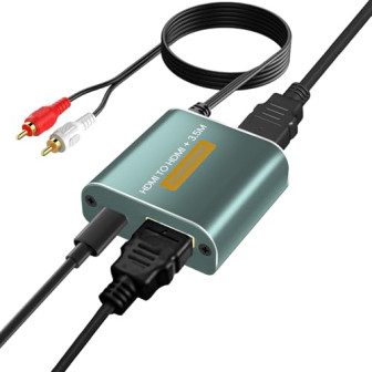 Extracteur audio HDMI 4K – sortie jack 3,5 mm
