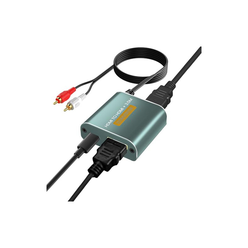Extracteur audio HDMI 4K – sortie jack 3,5 mm