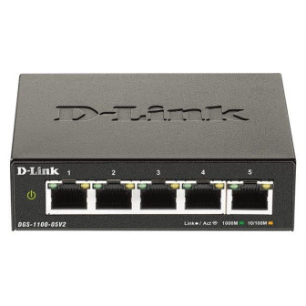 Commutateur réseau D-Link DGS-1100-05V2 – 5 ports Gigabit, administrable