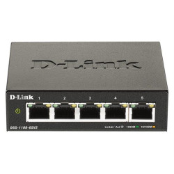Commutateur réseau D-Link DGS-1100-05V2 – 5 ports Gigabit, administrable