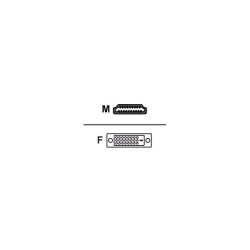 Adaptateur HDMI vers DVI – mâle/femelle