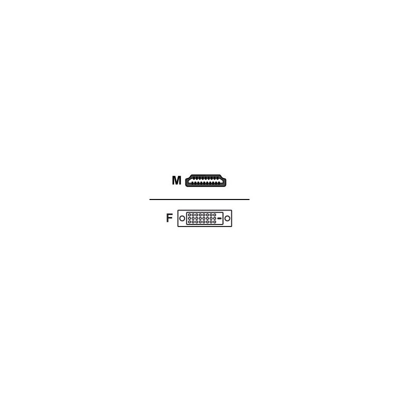 Adaptateur HDMI vers DVI – mâle/femelle