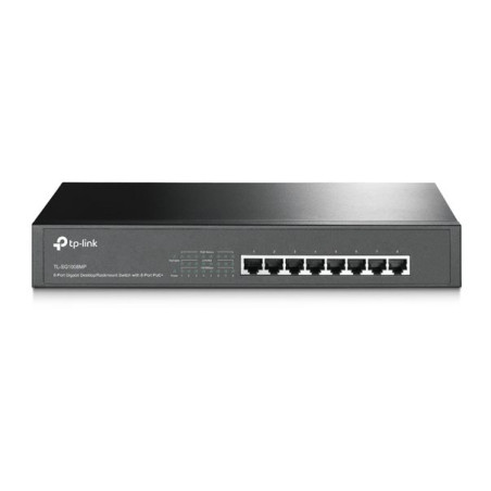 Commutateur réseau TP-Link TL-SG1008MP – 8 ports Gigabit, 8 PoE+ 126 W, non administrable