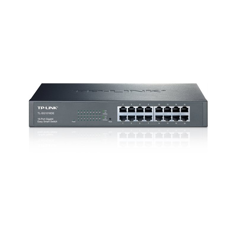 Commutateur réseau TP-Link TL-SG1016DE – 16 ports Gigabit, Easy Managed, de bureau