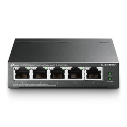 Commutateur TP-Link TL-SG1005P – 5 ports Gigabit, PoE 4 ports, 65 W, non administrable