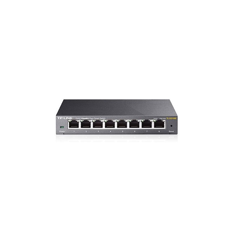 Commutateur réseau TP-Link TL-SG108E – 8 ports Gigabit, boîtier métal