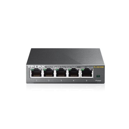 Commutateur réseau TP-Link TL-SG105E – 5 ports Gigabit, administrable, boîtier métal