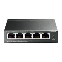Commutateur réseau TP-Link TL-SG105PE – 5 ports Gigabit, 4 PoE+, Easy Smart, boîtier métal