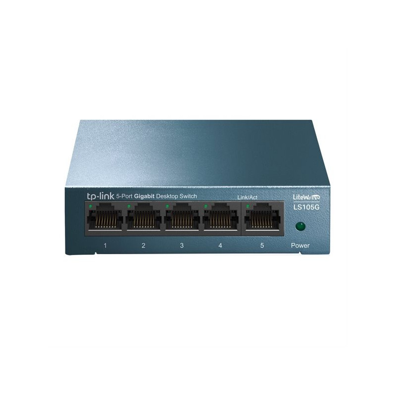 Commutateur réseau TP-Link LS105G LiteWave – 5 ports Gigabit, de bureau