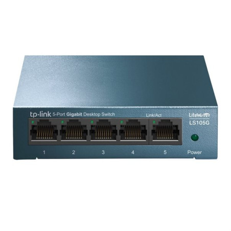 Commutateur réseau TP-Link LS105G LiteWave – 5 ports Gigabit, de bureau