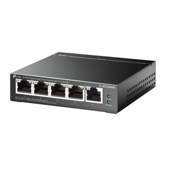 Commutateur TP-Link TL-SG105MPE – 5 ports Gigabit, PoE+ 4 ports, boîtier métal, non géré