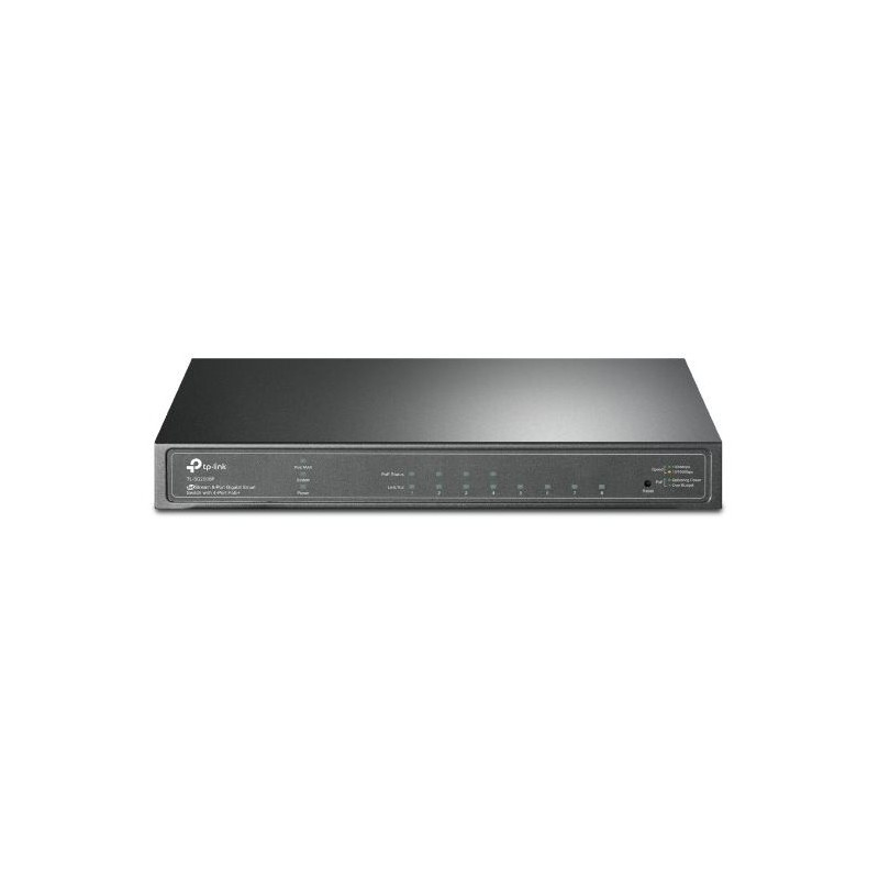 Commutateur réseau TP-Link SG2008P – 8 ports Gigabit, 4 PoE+ (62 W), administrable