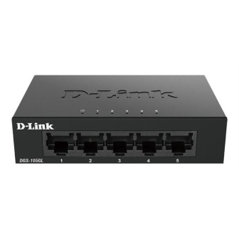 Commutateur réseau D-Link DGS-105GL/E – 5 ports Gigabit, sans prise UK, non administrable