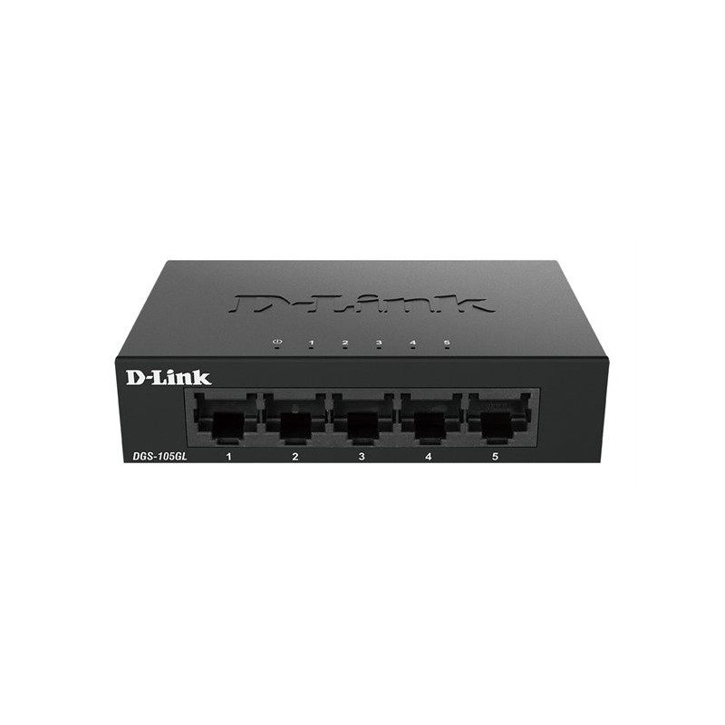Commutateur réseau D-Link DGS-105GL/E – 5 ports Gigabit, sans prise UK, non administrable
