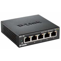 Commutateur réseau D-Link DGS-105 – 5 ports Gigabit, non administrable