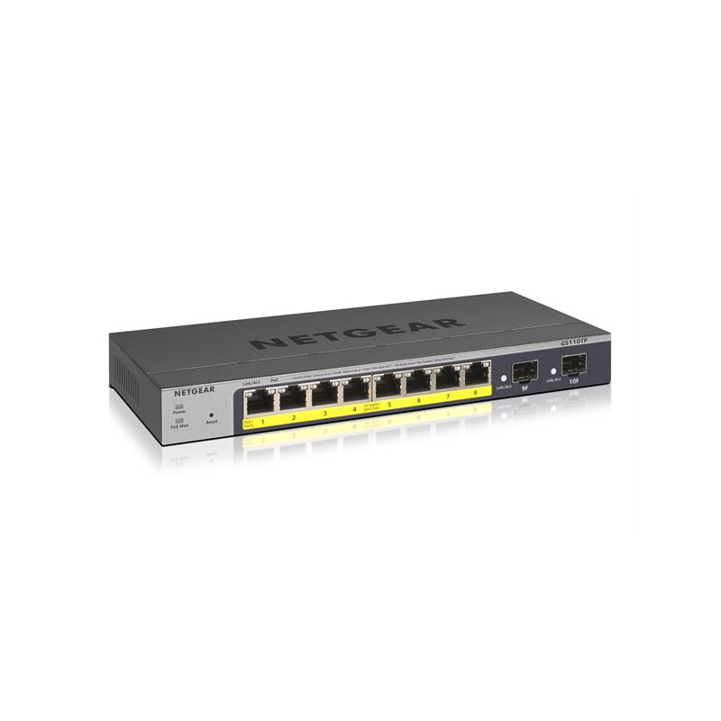 Commutateur réseau Netgear GS110TP v3 – 10 ports Gigabit
