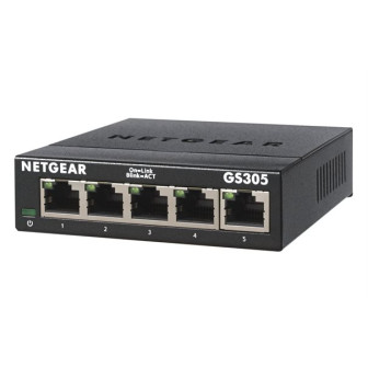 Commutateur réseau Netgear GS305 – 5 ports Gigabit