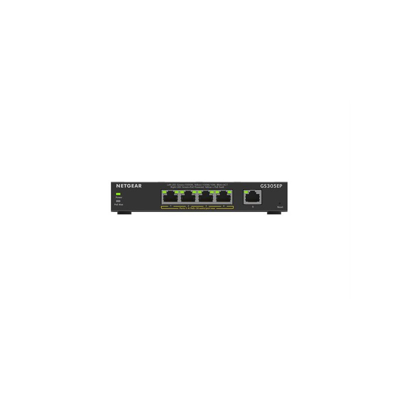 Commutateur réseau Netgear GS305EP – 5 ports Gigabit