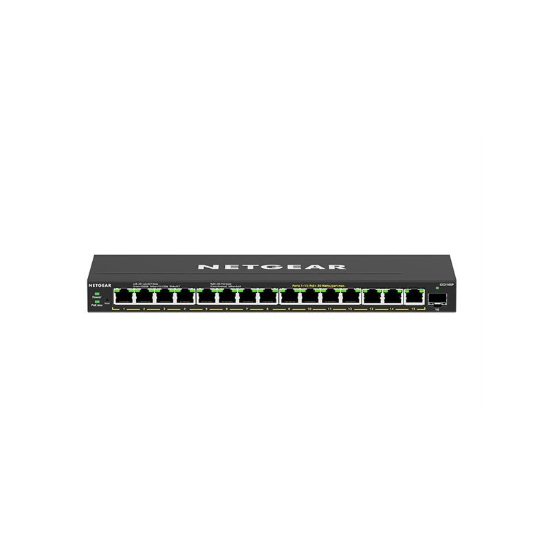 Commutateur réseau Netgear GS316EP – 16 ports Gigabit