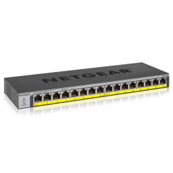 Commutateur réseau Netgear GS116PP – 16 ports Gigabit