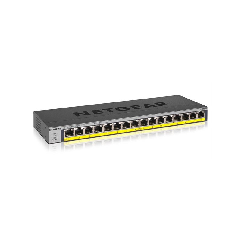Commutateur réseau Netgear GS116PP – 16 ports Gigabit