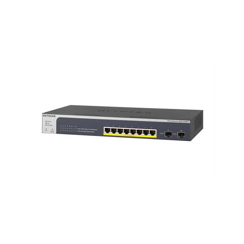 Commutateur réseau Netgear GS510TPP – 10 ports Gigabit