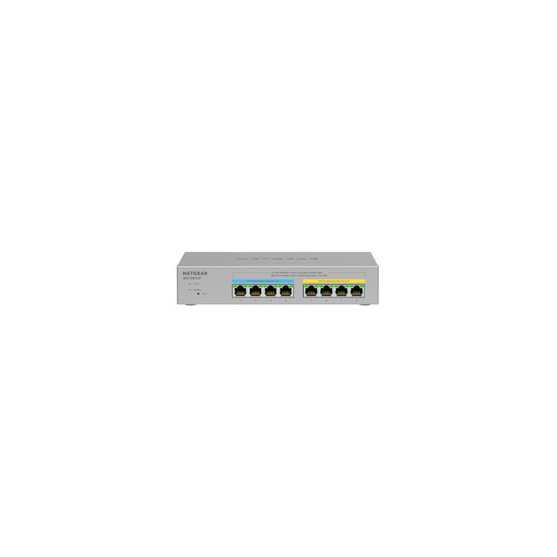 Commutateur Netgear MS108TUP – 8 ports multi-Gig 2,5 Gbit/s, PoE++ Ultra60, non géré