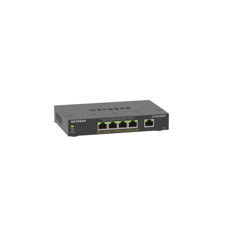 Commutateur réseau Netgear GS305EPP – 5 ports Gigabit