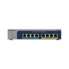 Commutateur Netgear MS108EUP – 8 ports multi-Gig 2,5 Gbit/s, PoE++ Ultra60, non géré