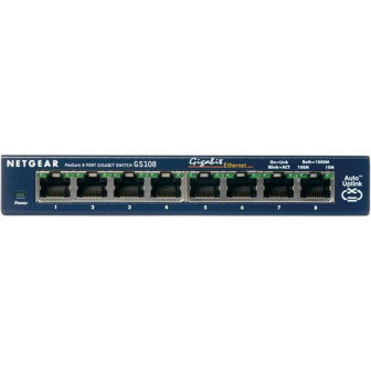 Commutateur réseau Netgear GS108GE – 8 ports Gigabit