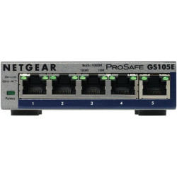 Commutateur réseau Netgear GS105E – 5 ports Gigabit