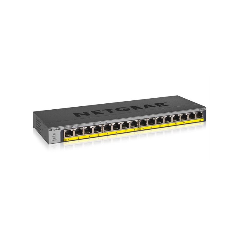 Commutateur réseau Netgear GS116LP – 16 ports Gigabit