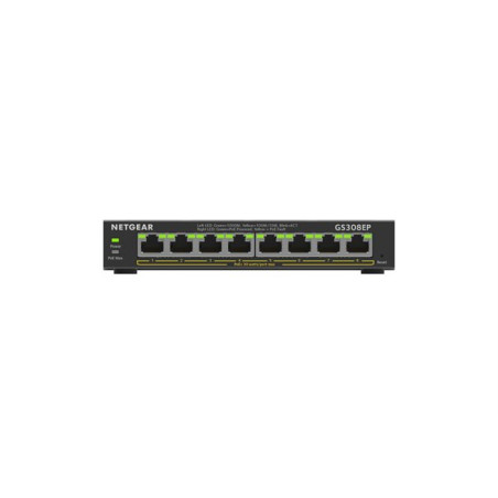 Commutateur réseau Netgear GS308EP – 8 ports Gigabit