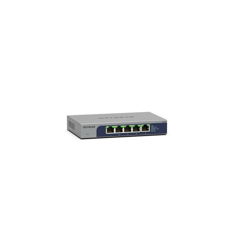 Commutateur réseau Netgear MS105 – 5 ports Gigabit, sans ventilateur, montage mural