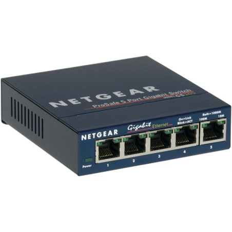Commutateur réseau Netgear GS 105GE – 5 ports Gigabit