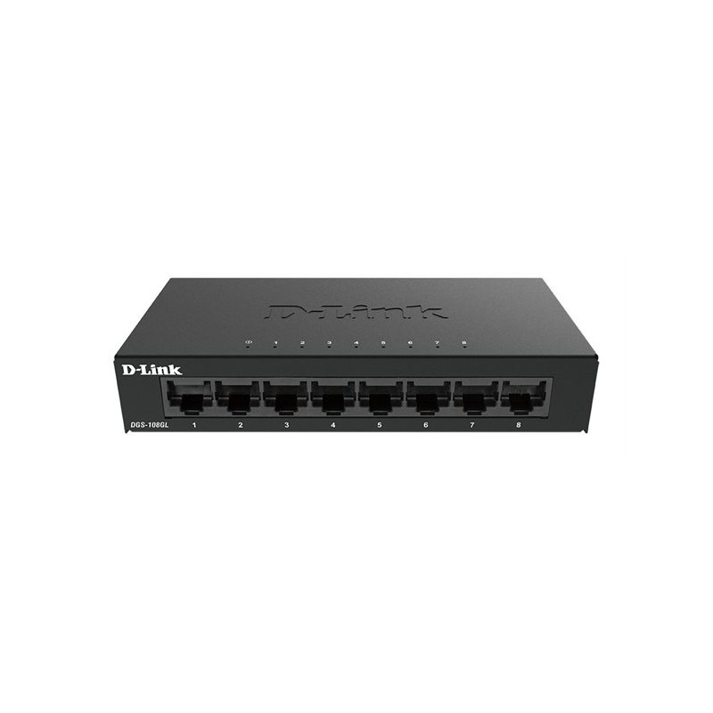 Commutateur réseau D-Link DGS-108GL/E – 8 ports Gigabit, non administrable