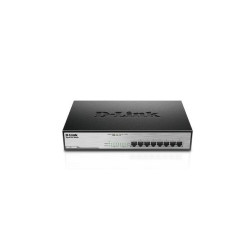 Commutateur D-Link DGS-1008MP – 8 ports Gigabit, PoE 8 ports, 140 W, non administrable