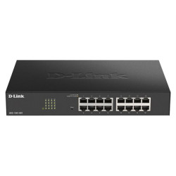 Commutateur réseau D-Link DGS-1100-16V2 – 16 ports Gigabit, rack 19 pouces, administrable