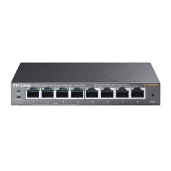 Commutateur réseau TP-Link TL-SG108PE – 8 ports Gigabit, 4 PoE+ (64 W), administrable