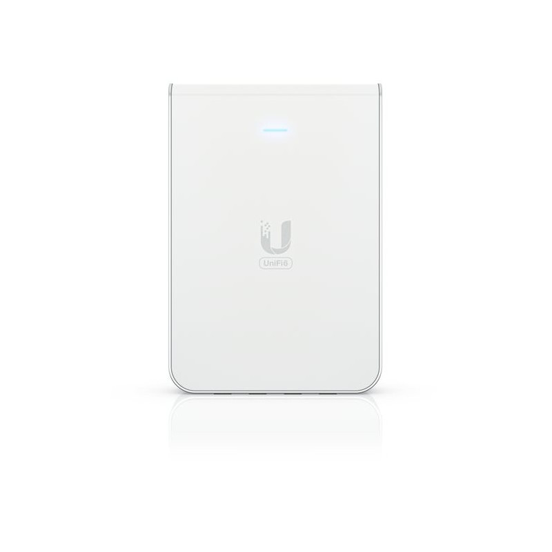 Point d'accès Wi-Fi Ubiquiti UniFi U6-IW (In-Wall) – 802.11ax, sans adaptateur PoE