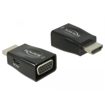 Adaptateur Delock HDMI mâle vers VGA femelle