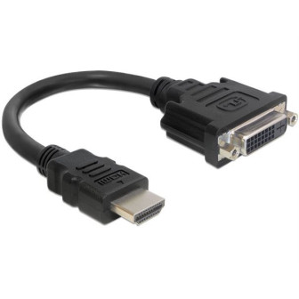 Adaptateur Delock HDMI mâle vers DVI-D femelle – 20 cm