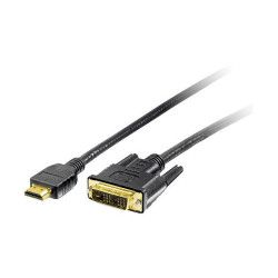 Câble DVI-D vers HDMI – 2 m, mâle/mâle