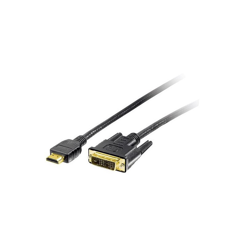 Câble DVI-D vers HDMI – 2 m, mâle/mâle