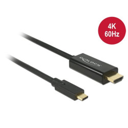 Câble Delock USB-C vers HDMI 4K 60 Hz – 1 m