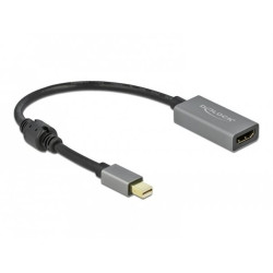 Adaptateur Delock mini DisplayPort 1.4 vers HDMI 4K 60 Hz – mâle/femelle