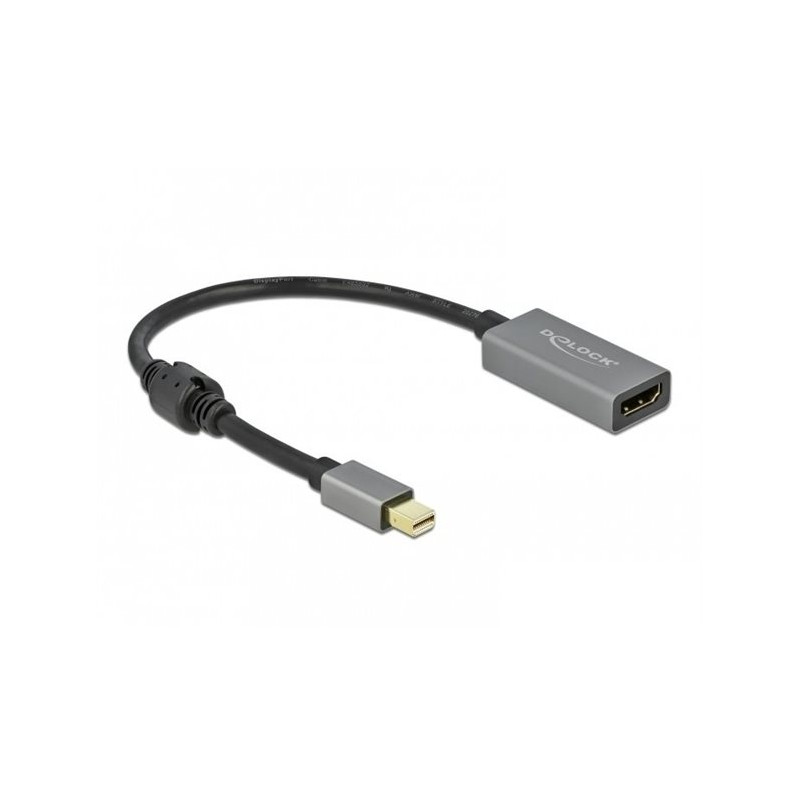 Adaptateur Delock mini DisplayPort 1.4 vers HDMI 4K 60 Hz – mâle/femelle