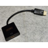 Adaptateur DisplayPort 1.2 vers HDMI noir – 15 cm, mâle/femelle