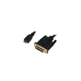 Câble DVI vers Mini-HDMI noir – 2 m, mâle/mâle