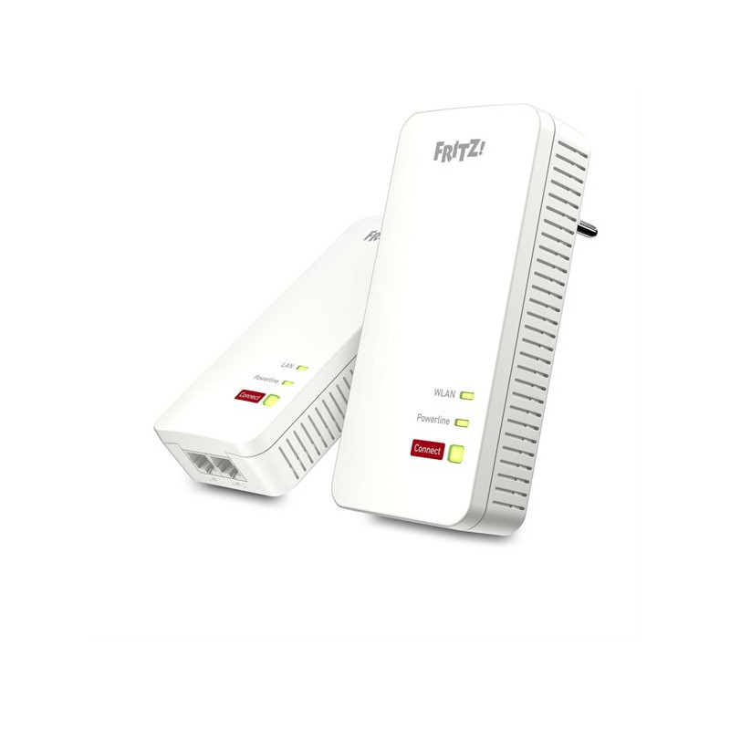 Adaptateur CPL AVM FRITZ!Powerline 1240 AX – kit Wi-Fi 6, Gigabit, économe en énergie